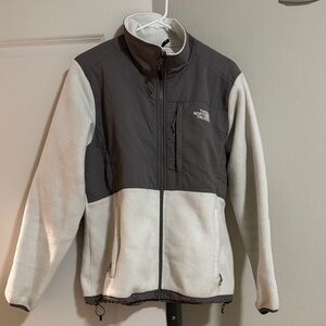 The North Face White and Grey Jacket